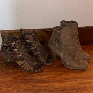 Womens Brown shoes (2 pairs)